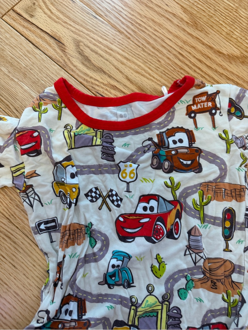 Little Sleepies Disney Cars short sleeve pajamas - Picture 2 of 3